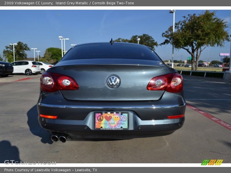 Island Grey Metallic / Cornsilk Beige Two-Tone 2009 Volkswagen CC Luxury