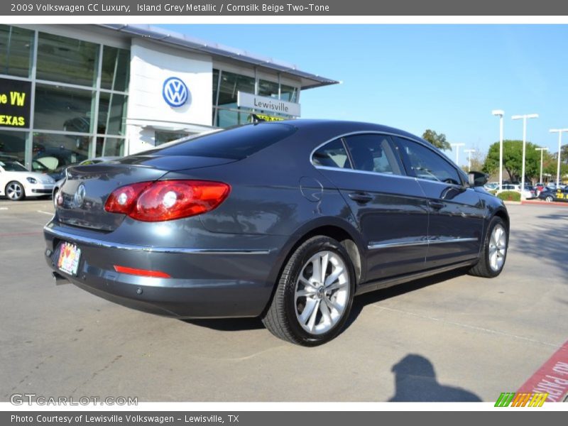 Island Grey Metallic / Cornsilk Beige Two-Tone 2009 Volkswagen CC Luxury