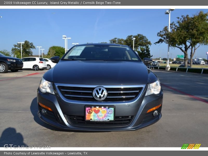 Island Grey Metallic / Cornsilk Beige Two-Tone 2009 Volkswagen CC Luxury