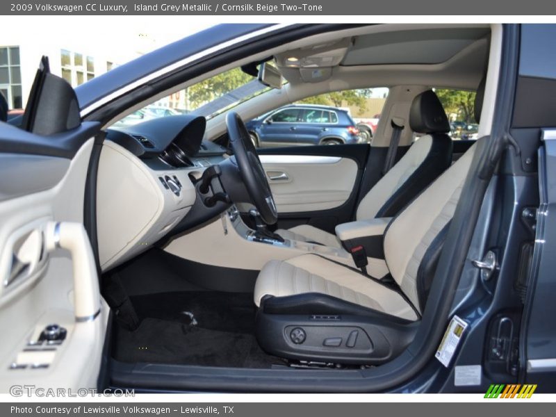 Island Grey Metallic / Cornsilk Beige Two-Tone 2009 Volkswagen CC Luxury