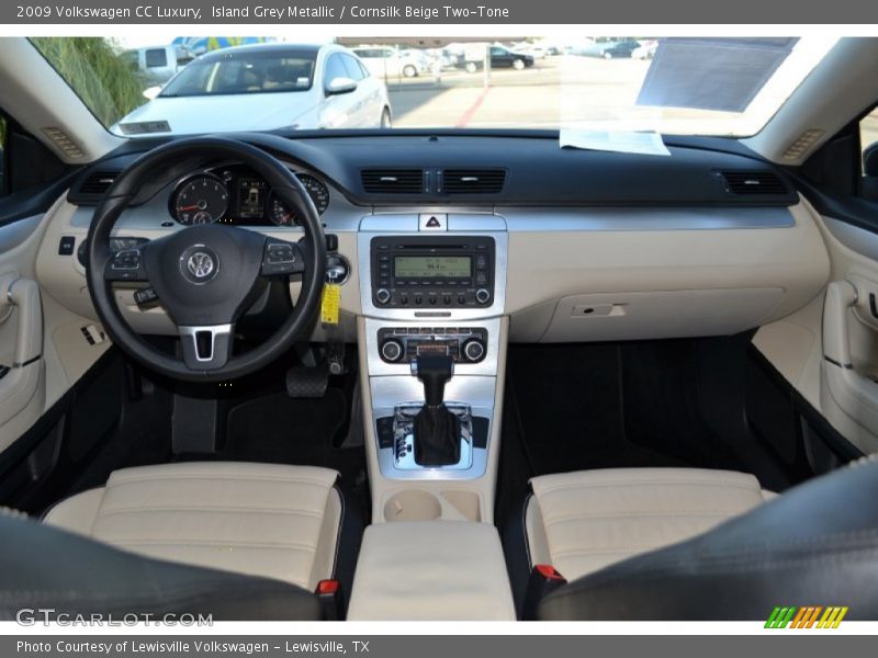 Island Grey Metallic / Cornsilk Beige Two-Tone 2009 Volkswagen CC Luxury