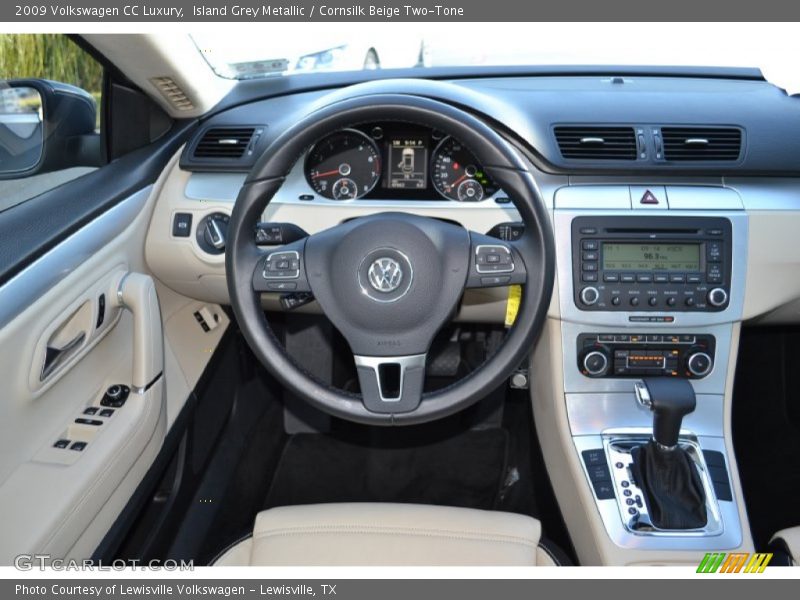 Island Grey Metallic / Cornsilk Beige Two-Tone 2009 Volkswagen CC Luxury
