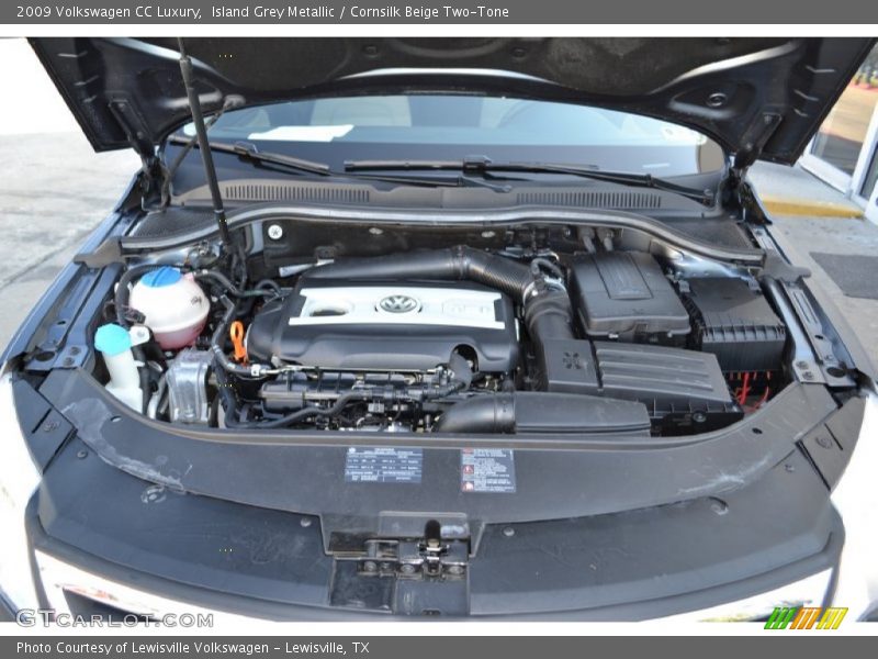 Island Grey Metallic / Cornsilk Beige Two-Tone 2009 Volkswagen CC Luxury