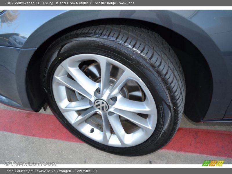 Island Grey Metallic / Cornsilk Beige Two-Tone 2009 Volkswagen CC Luxury