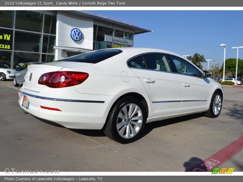 Candy White / Cornsilk Beige Two Tone 2010 Volkswagen CC Sport