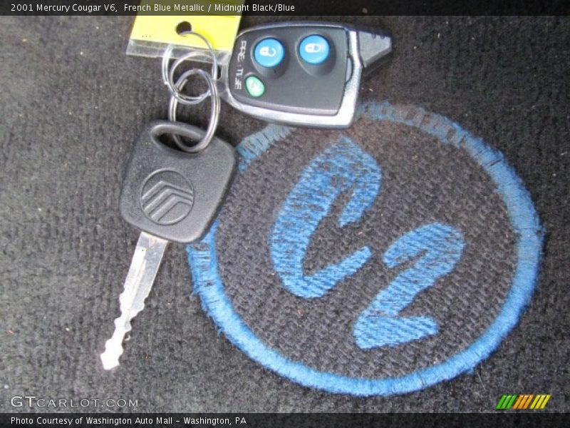 Keys of 2001 Cougar V6