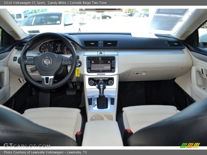 Candy White / Cornsilk Beige Two Tone 2010 Volkswagen CC Sport