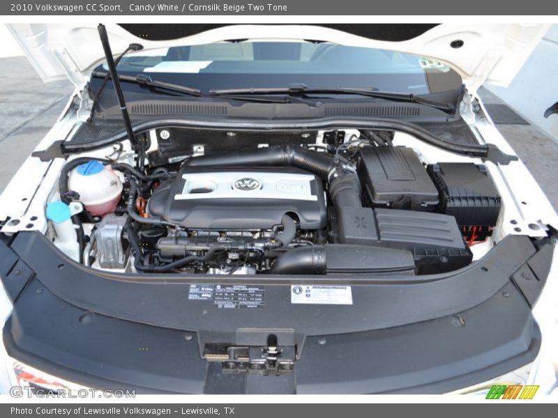 Candy White / Cornsilk Beige Two Tone 2010 Volkswagen CC Sport