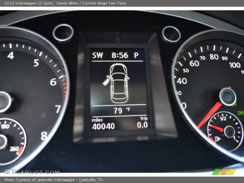 Candy White / Cornsilk Beige Two Tone 2010 Volkswagen CC Sport