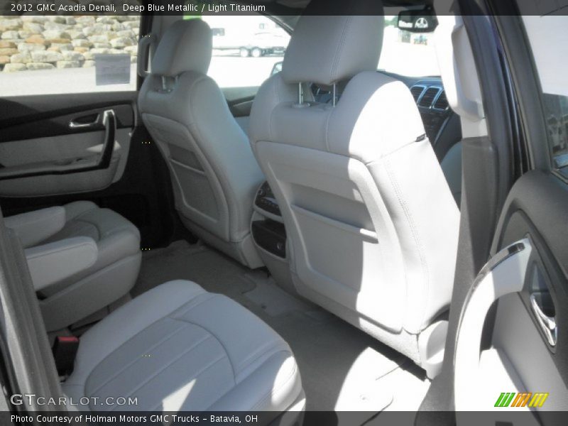 Deep Blue Metallic / Light Titanium 2012 GMC Acadia Denali