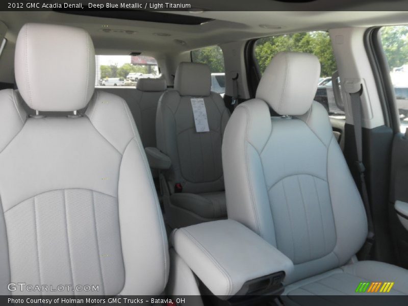 Deep Blue Metallic / Light Titanium 2012 GMC Acadia Denali