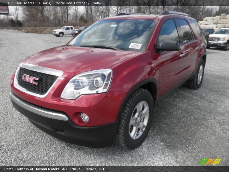 Crystal Red Tintcoat / Ebony 2012 GMC Acadia SLE AWD