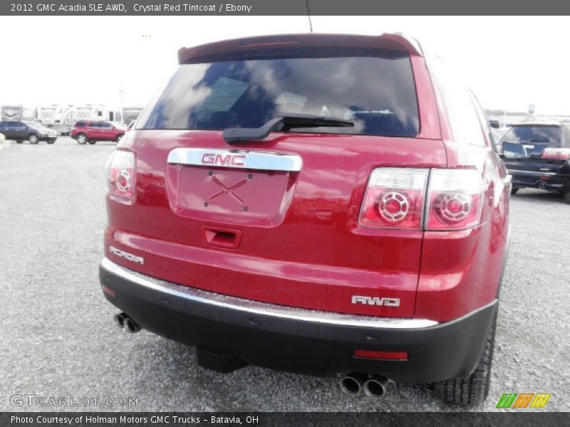 Crystal Red Tintcoat / Ebony 2012 GMC Acadia SLE AWD