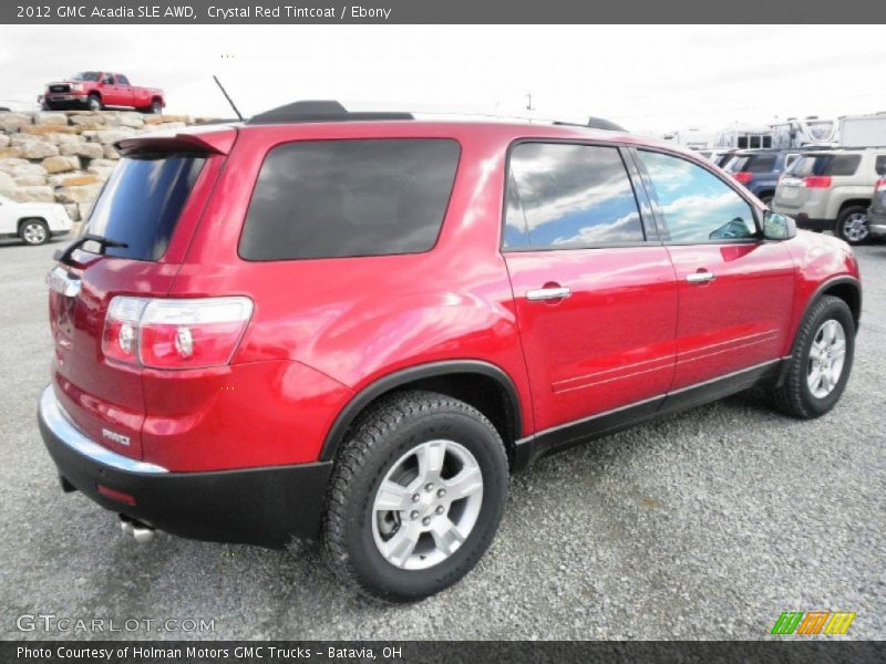 Crystal Red Tintcoat / Ebony 2012 GMC Acadia SLE AWD