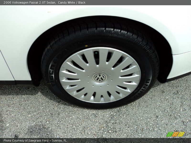 Candy White / Black 2006 Volkswagen Passat 2.0T Sedan