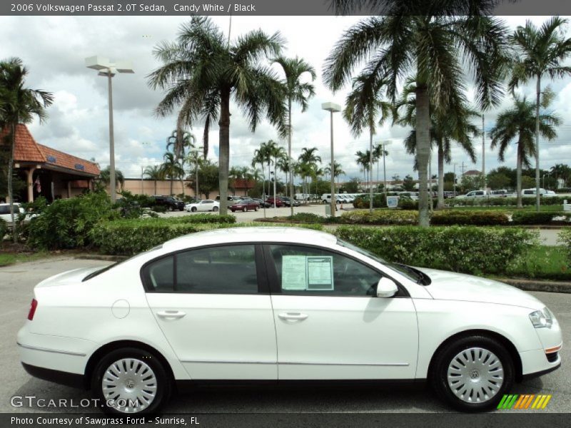 Candy White / Black 2006 Volkswagen Passat 2.0T Sedan