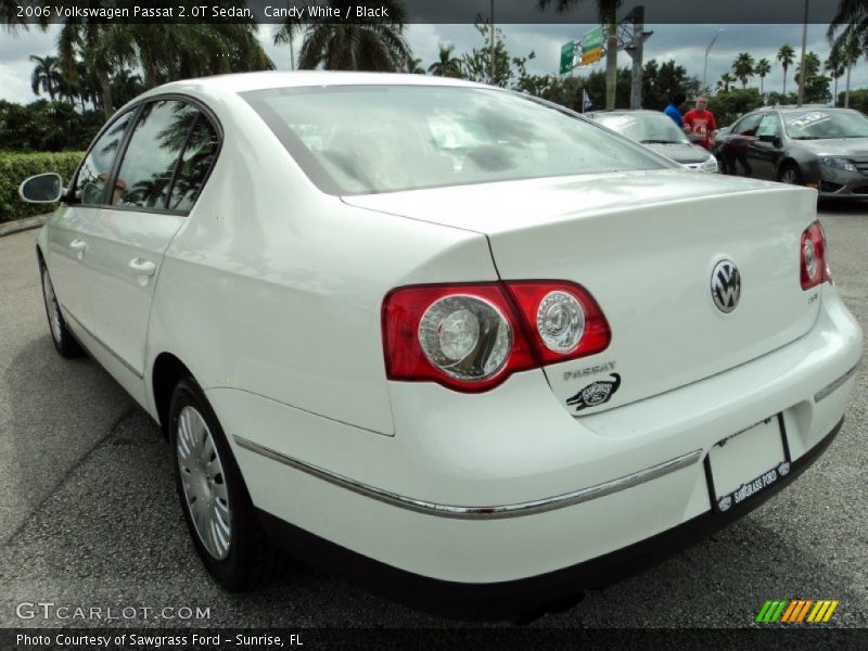 Candy White / Black 2006 Volkswagen Passat 2.0T Sedan