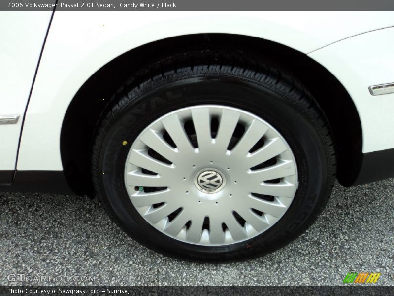 Candy White / Black 2006 Volkswagen Passat 2.0T Sedan