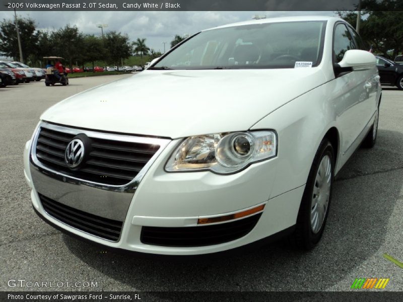 Candy White / Black 2006 Volkswagen Passat 2.0T Sedan