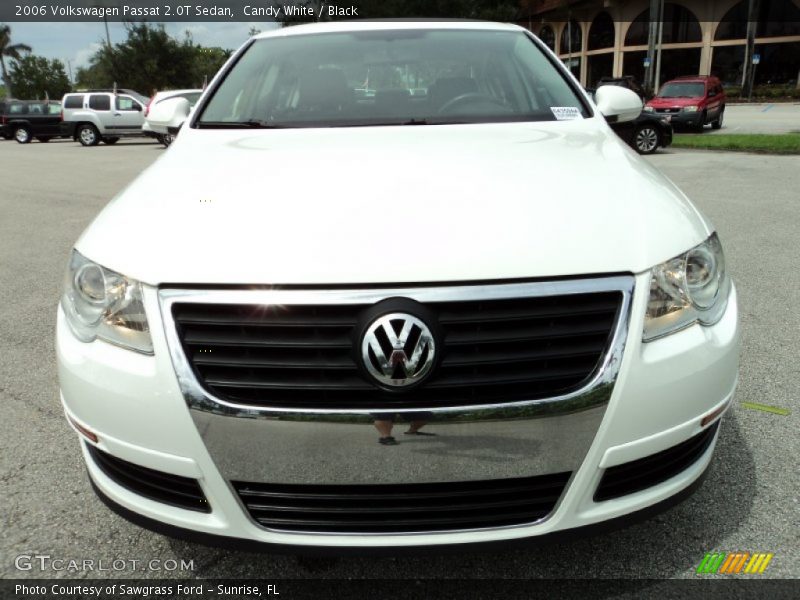 Candy White / Black 2006 Volkswagen Passat 2.0T Sedan