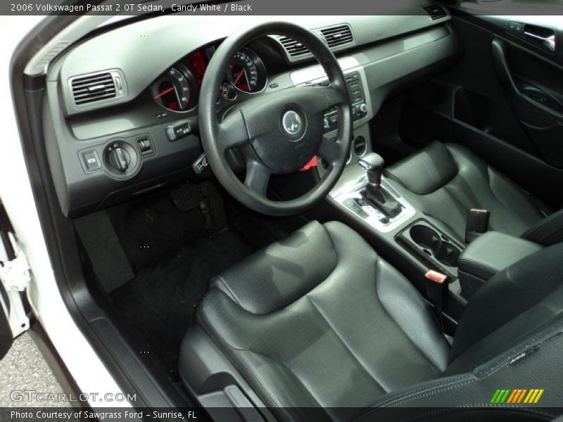 Candy White / Black 2006 Volkswagen Passat 2.0T Sedan