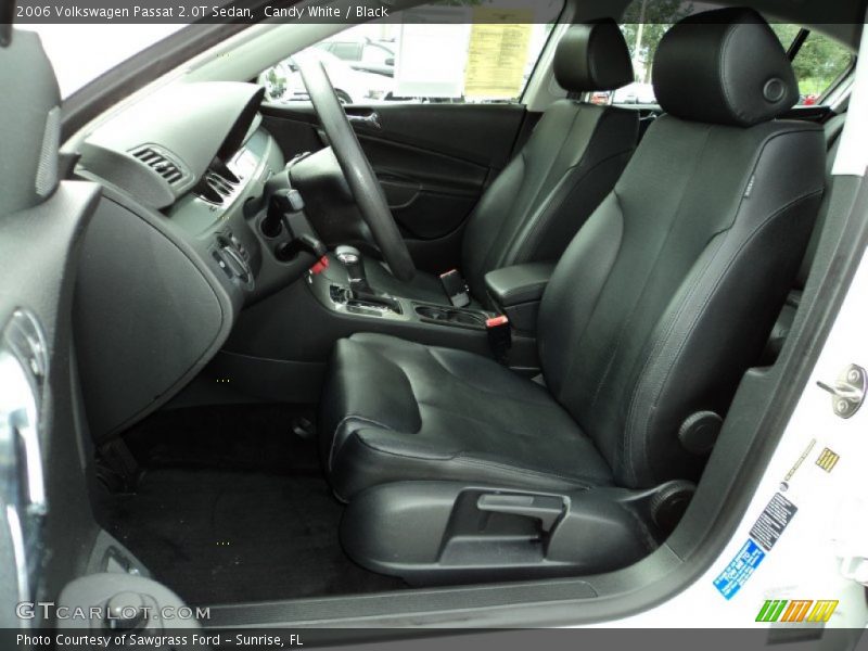 Candy White / Black 2006 Volkswagen Passat 2.0T Sedan