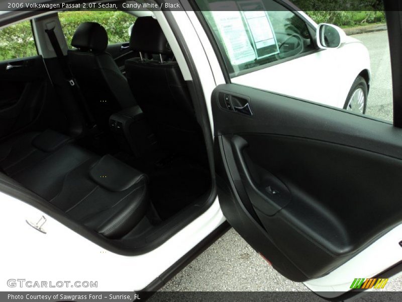 Candy White / Black 2006 Volkswagen Passat 2.0T Sedan