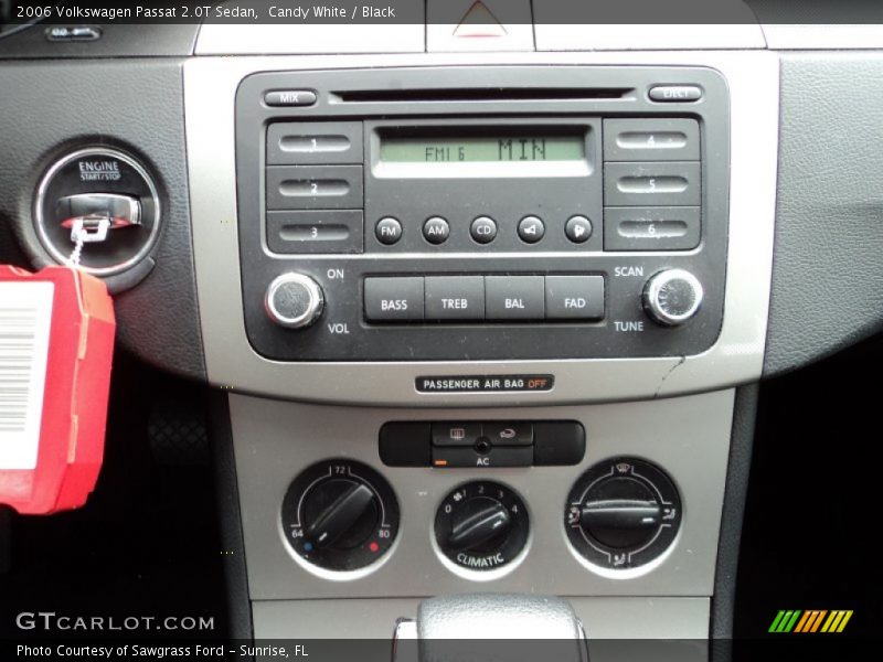 Candy White / Black 2006 Volkswagen Passat 2.0T Sedan