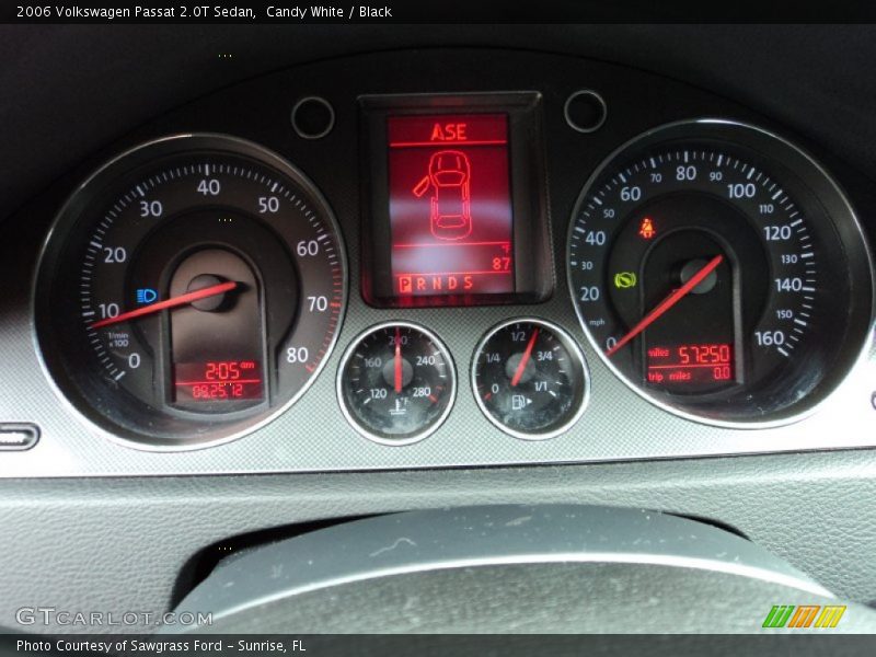 Candy White / Black 2006 Volkswagen Passat 2.0T Sedan