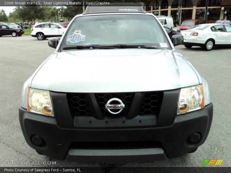 Silver Lightning Metallic / Steel/Graphite 2006 Nissan Xterra S