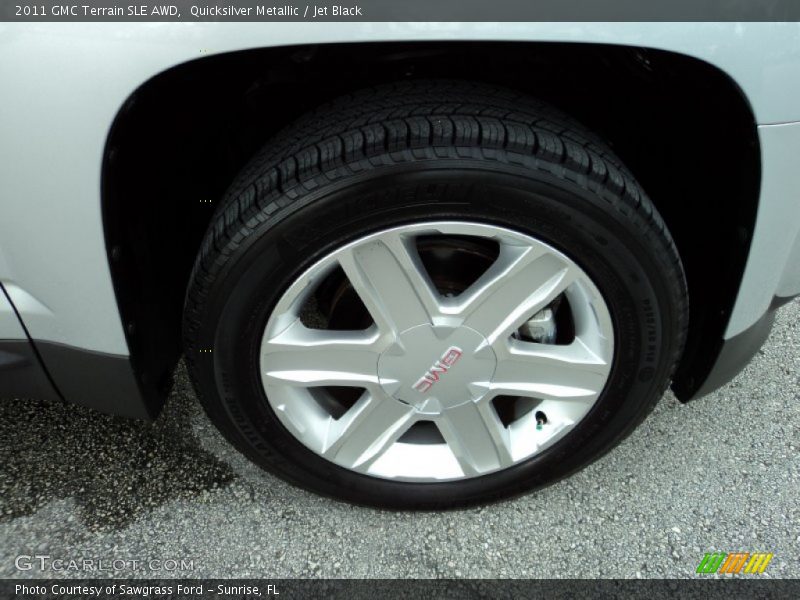 Quicksilver Metallic / Jet Black 2011 GMC Terrain SLE AWD