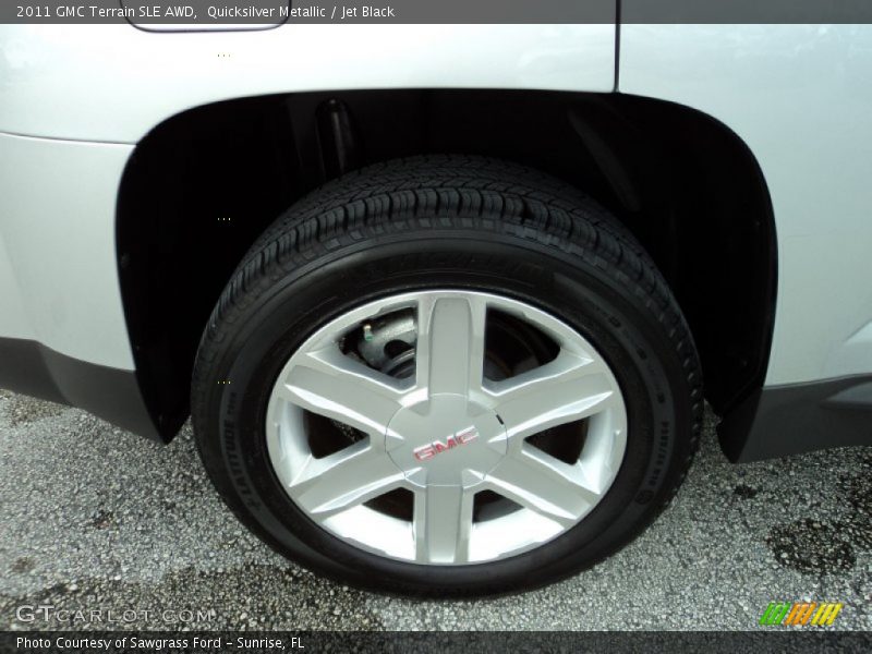 Quicksilver Metallic / Jet Black 2011 GMC Terrain SLE AWD