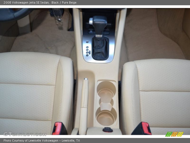 Black / Pure Beige 2008 Volkswagen Jetta SE Sedan