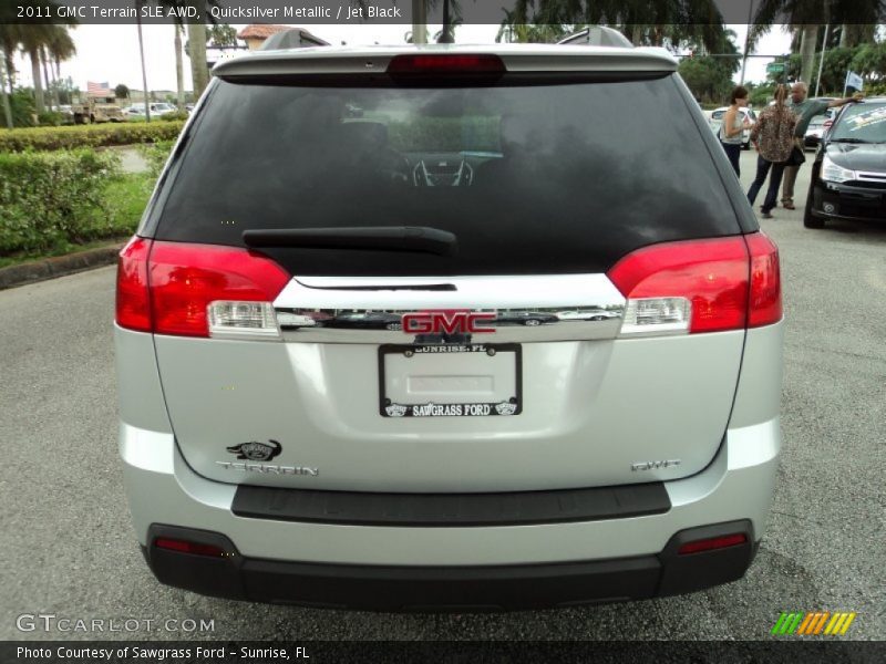Quicksilver Metallic / Jet Black 2011 GMC Terrain SLE AWD