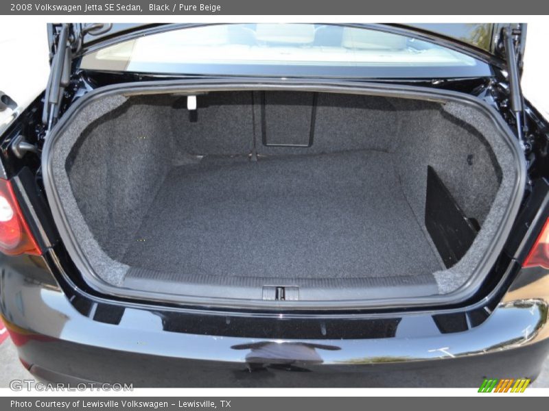 Black / Pure Beige 2008 Volkswagen Jetta SE Sedan