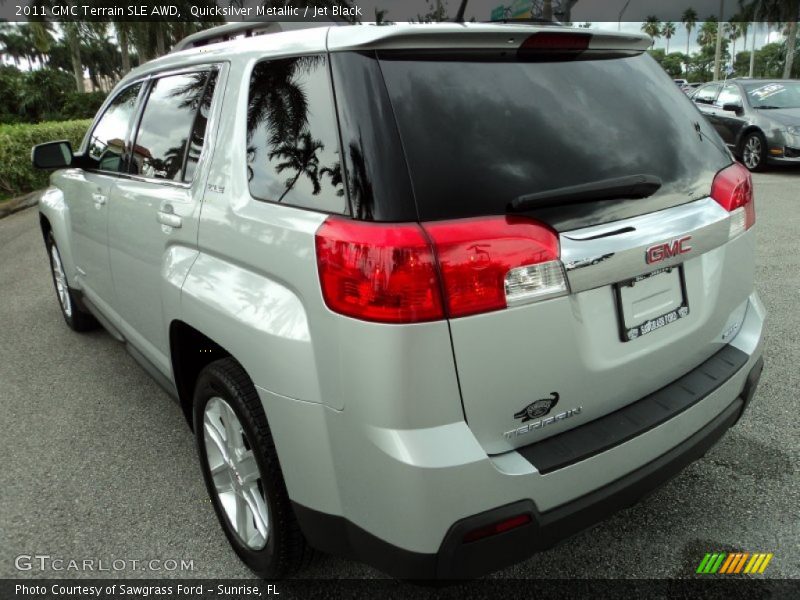 Quicksilver Metallic / Jet Black 2011 GMC Terrain SLE AWD
