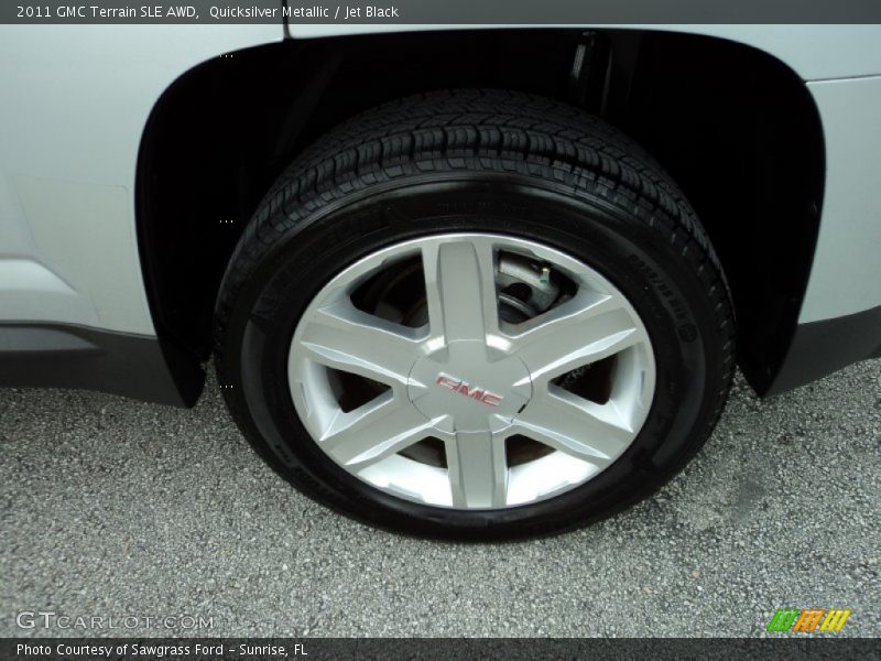 Quicksilver Metallic / Jet Black 2011 GMC Terrain SLE AWD