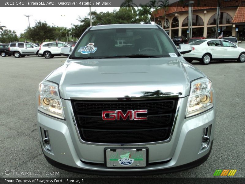 Quicksilver Metallic / Jet Black 2011 GMC Terrain SLE AWD