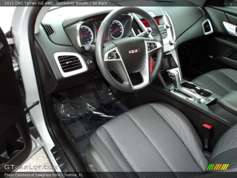 Quicksilver Metallic / Jet Black 2011 GMC Terrain SLE AWD