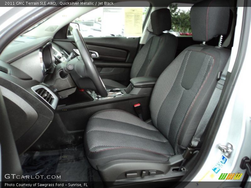 Quicksilver Metallic / Jet Black 2011 GMC Terrain SLE AWD