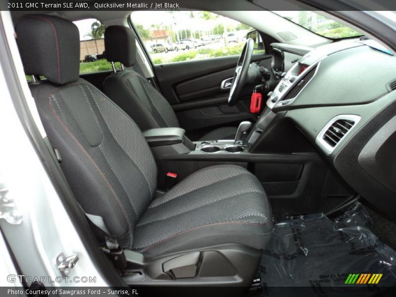 Quicksilver Metallic / Jet Black 2011 GMC Terrain SLE AWD