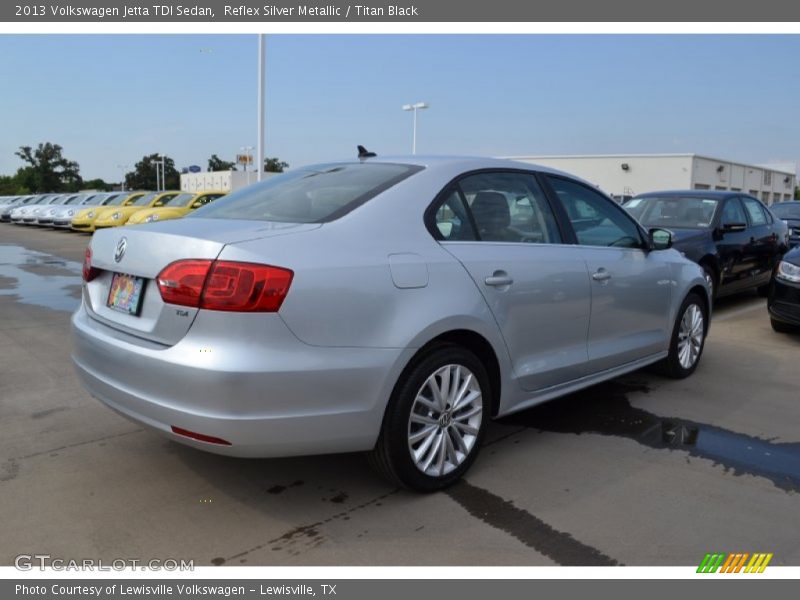 Reflex Silver Metallic / Titan Black 2013 Volkswagen Jetta TDI Sedan