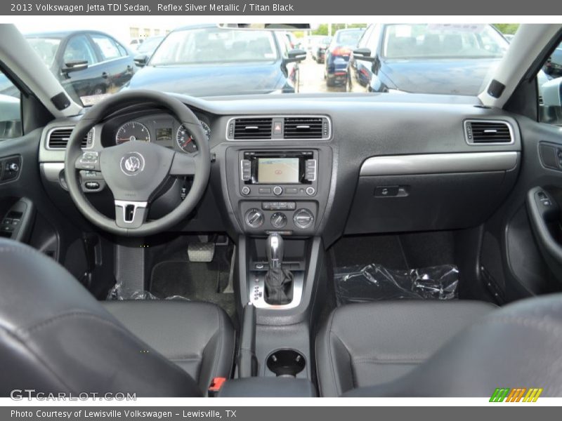 Reflex Silver Metallic / Titan Black 2013 Volkswagen Jetta TDI Sedan