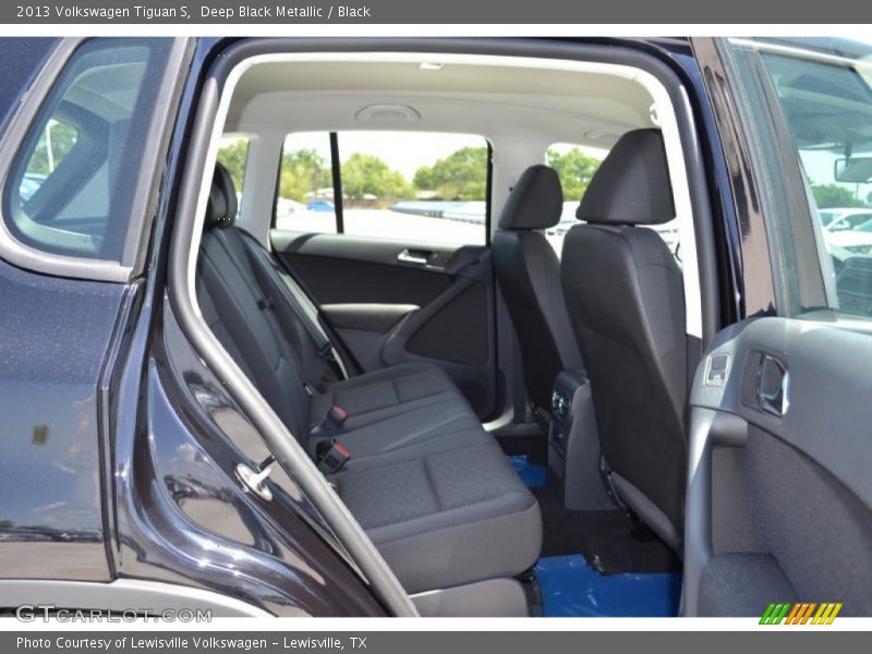 Deep Black Metallic / Black 2013 Volkswagen Tiguan S