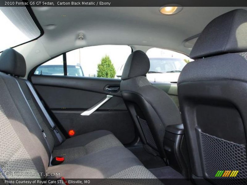 Carbon Black Metallic / Ebony 2010 Pontiac G6 GT Sedan