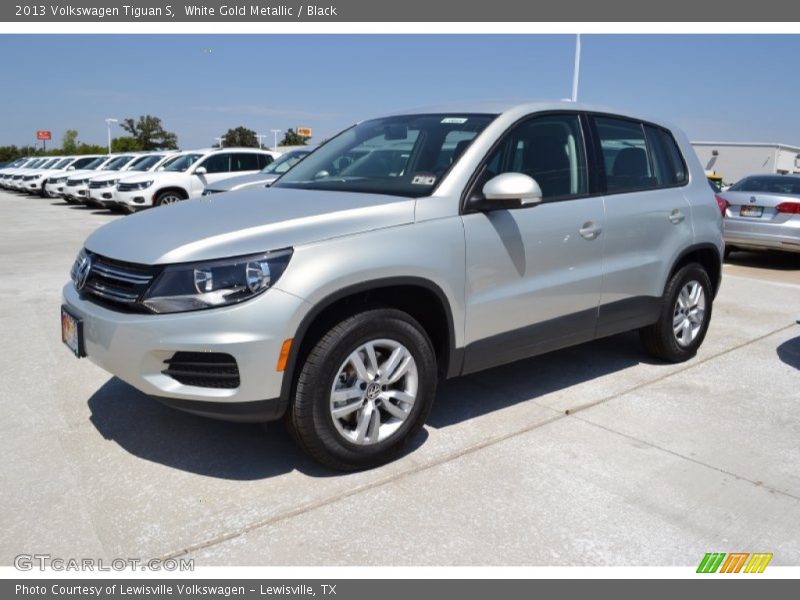 White Gold Metallic / Black 2013 Volkswagen Tiguan S