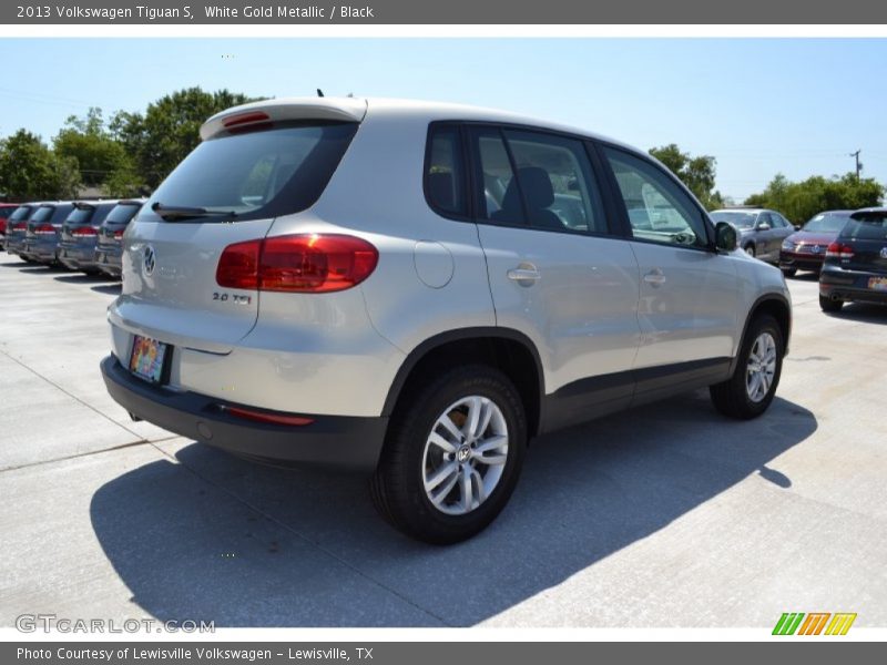 White Gold Metallic / Black 2013 Volkswagen Tiguan S
