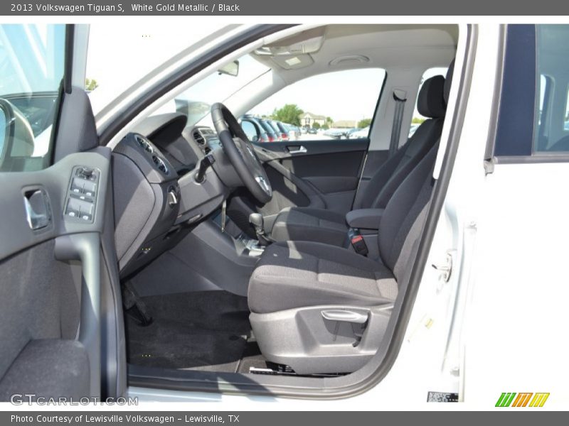 White Gold Metallic / Black 2013 Volkswagen Tiguan S
