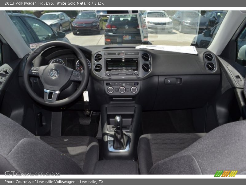 White Gold Metallic / Black 2013 Volkswagen Tiguan S