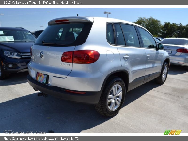 Reflex Silver Metallic / Black 2013 Volkswagen Tiguan S